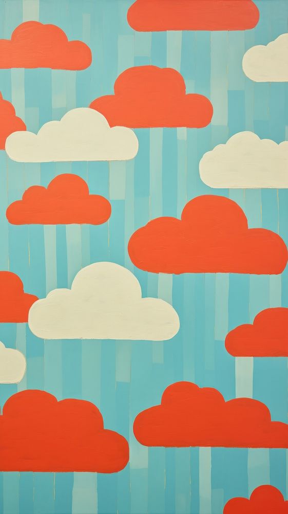 Large jumbo clouds pattern backgrounds wallpaper.