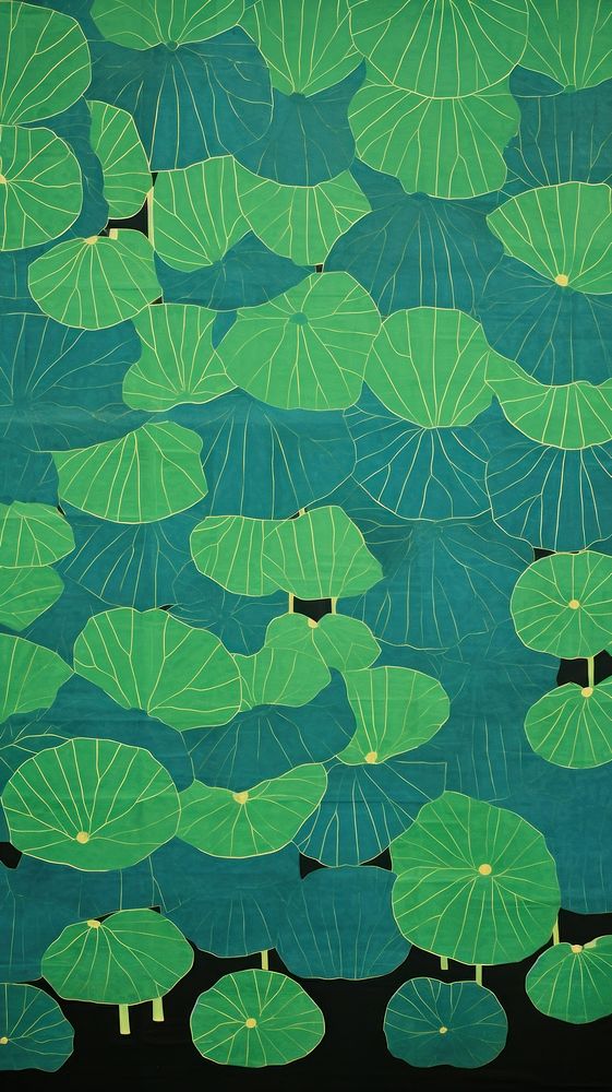 Large jumbo lotus leaves backgrounds pattern plant.