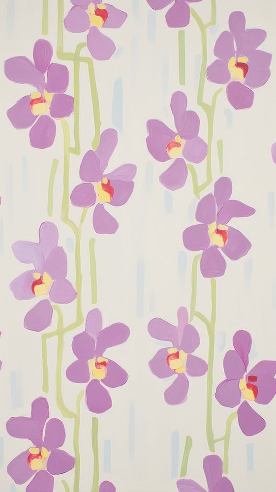 Large jumbo purple orchid flowers pattern backgrounds wallpaper.