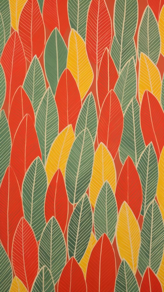 Large leaves pattern backgrounds plant.