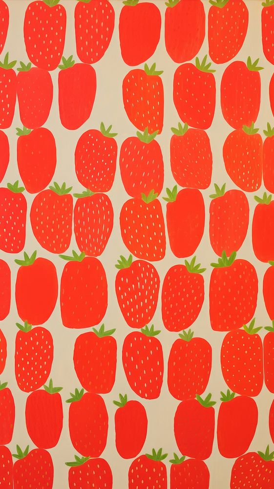 Strawberries pattern backgrounds strawberry.