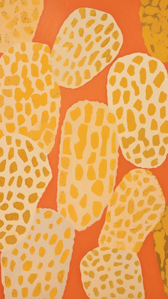 Sea sponges pattern backgrounds painting.