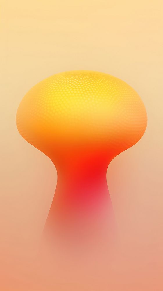 Abstract blurred gradient illustration dot mushroom yellow simplicity outdoors.