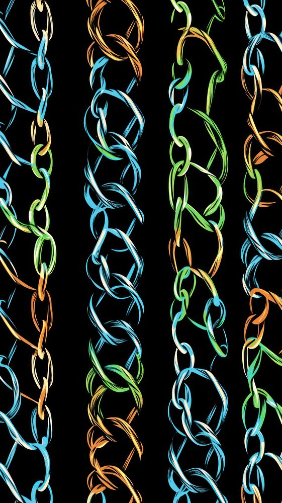 Chain petterns backgrounds blue black background.