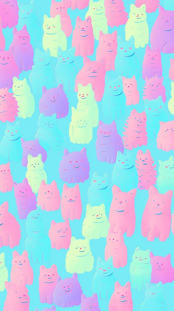 Cat art backgrounds painting.