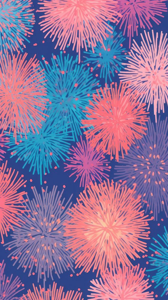 Fireworks art backgrounds pattern.