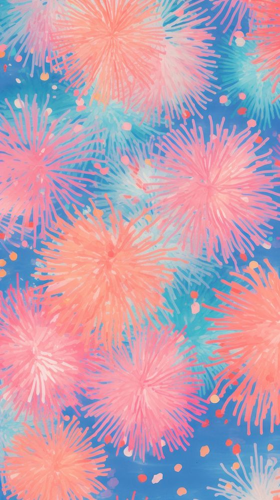 Fireworks backgrounds outdoors painting.