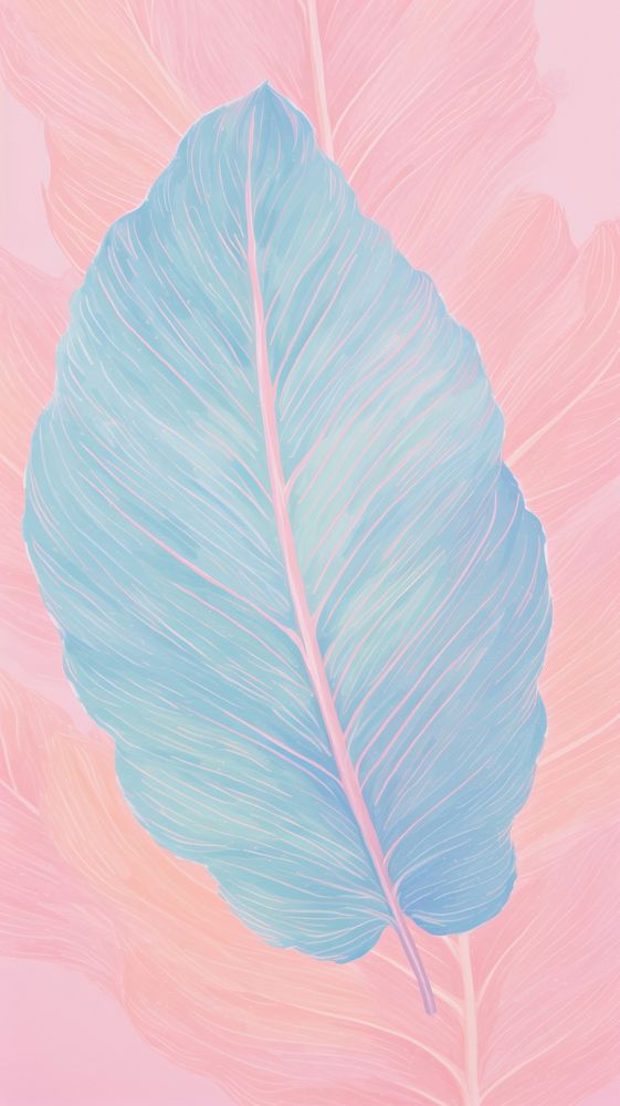Leaf painting backgrounds plant.
