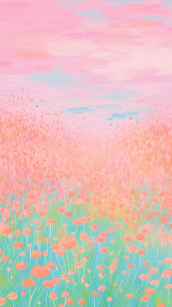 Meadow painting backgrounds outdoors.