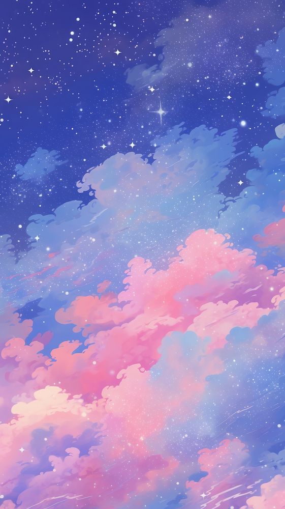 Night sky backgrounds outdoors painting.
