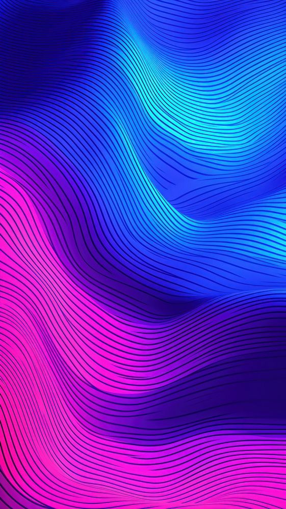 Line wave gradient pattern purple illuminated.