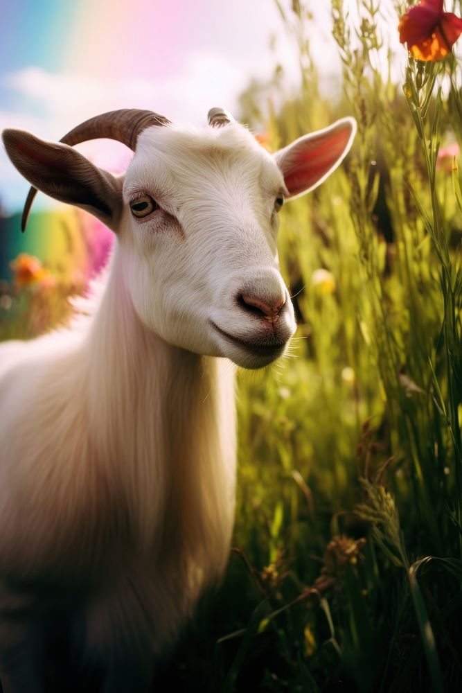 Photography of goat livestock animal mammal.