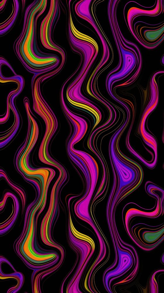 Retro groovy hippy petterns purple backgrounds pattern.