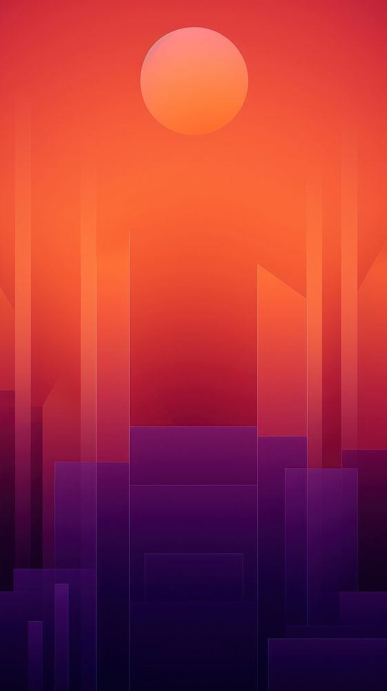 Memphis purple orange backgrounds abstract sky.