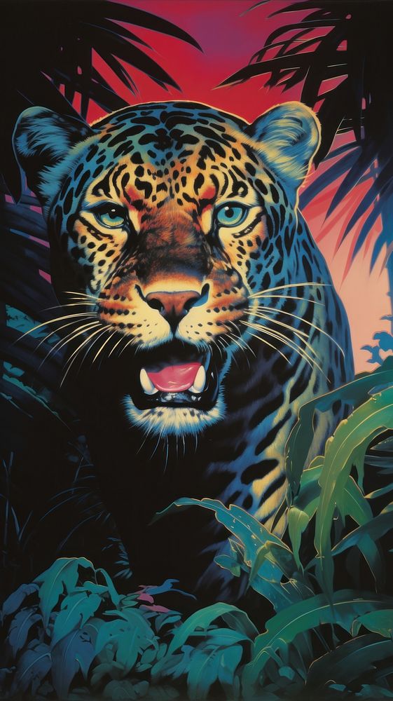 A jaguar wildlife outdoors leopard.