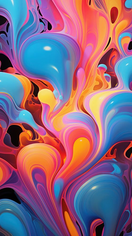 Abstract liquid turbulence art backgrounds glowing.