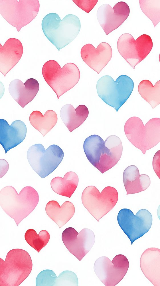 Mini hearts pattern backgrounds creativity abundance.