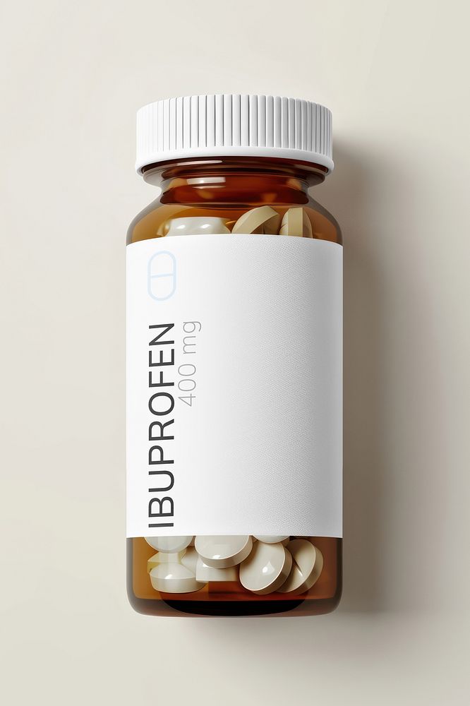 Pill bottle label mockup psd | Premium PSD Mockup - rawpixel