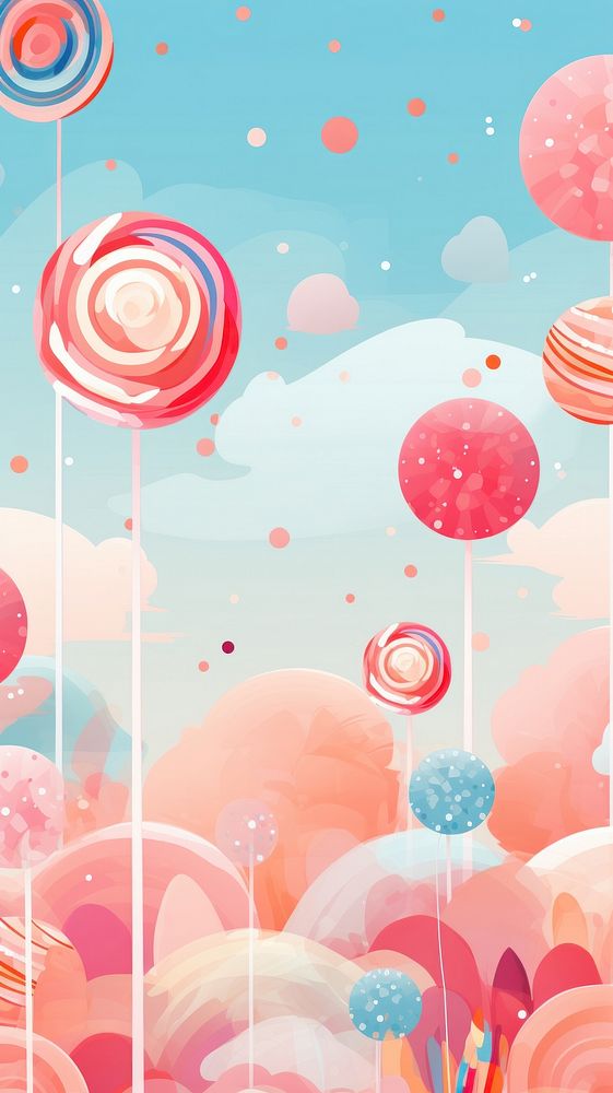 Lollipops candy confectionery backgrounds.