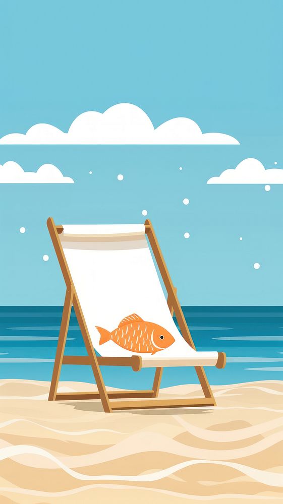 Fish summer beach chair.