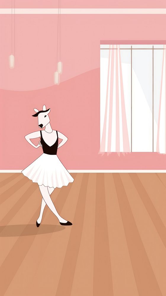 Cow ballet dancing dress.
