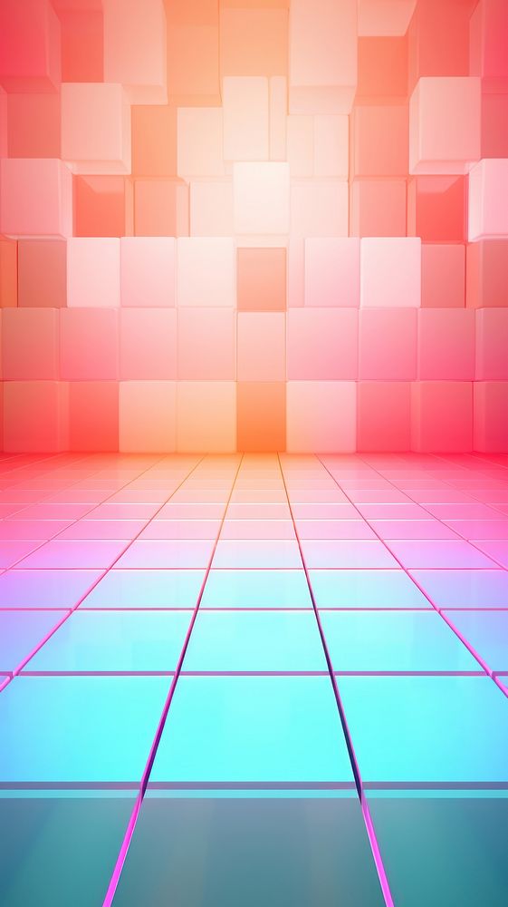 Retro grid dance floor backgrounds abstract pattern.