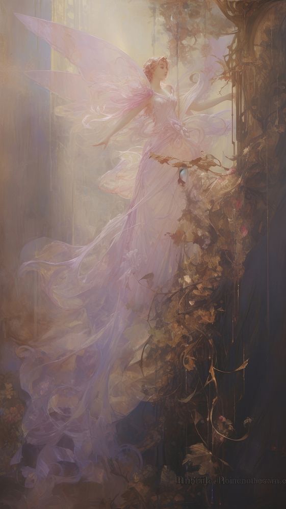 Fairy painting angel adult.
