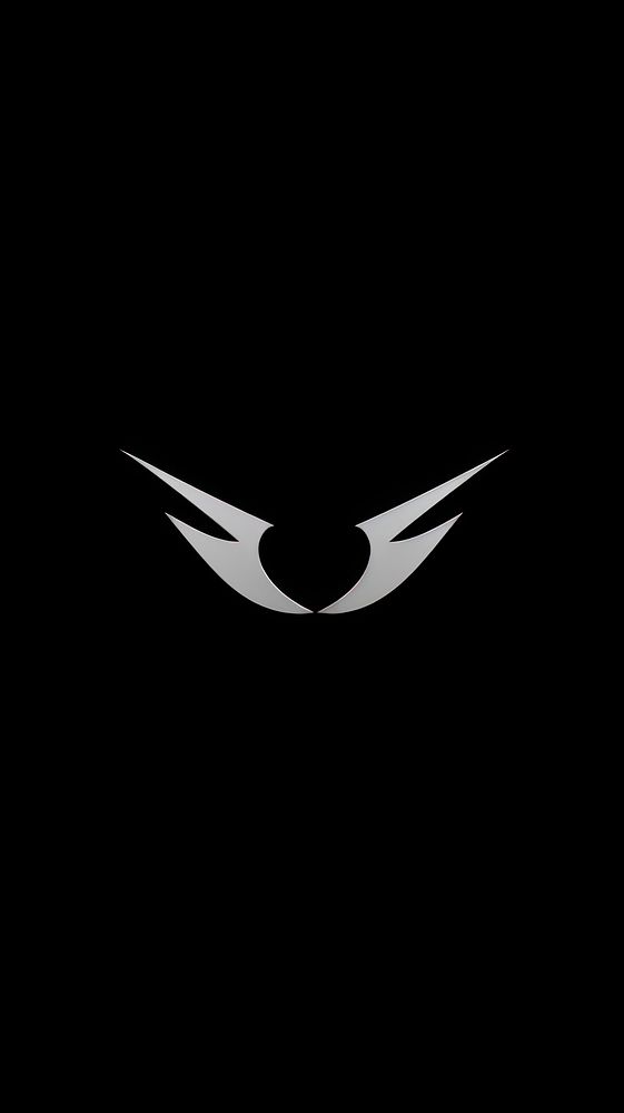 Black modern minimalist logo symbol black monochrome.