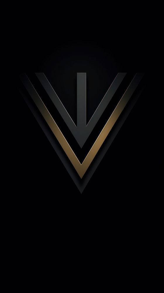 Black modern minimalist logo symbol black darkness.