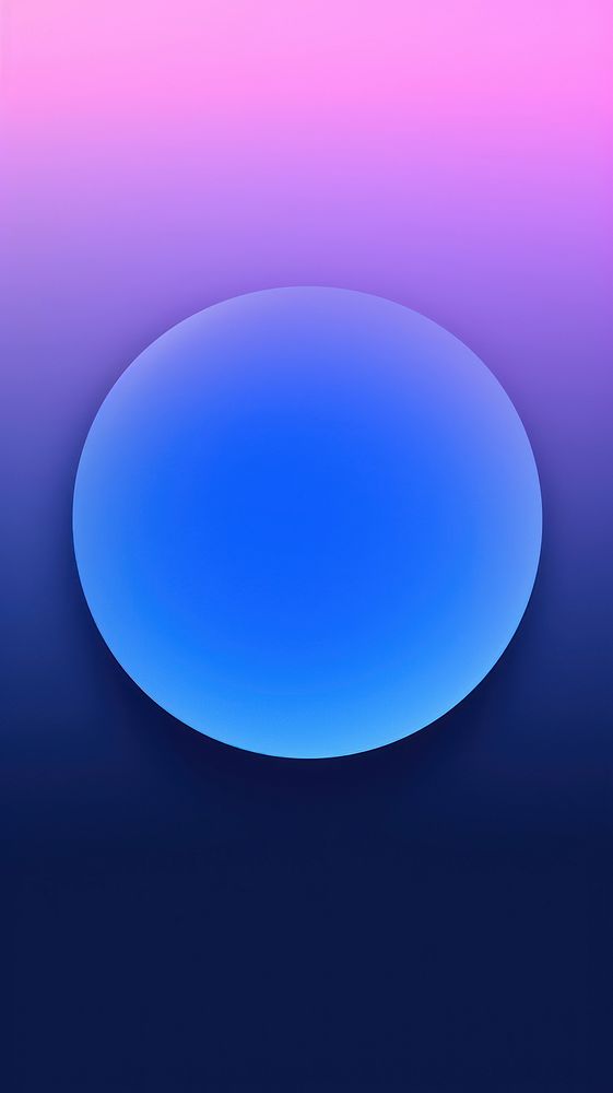 Blue circle Noise Gradient sphere blue illuminated.