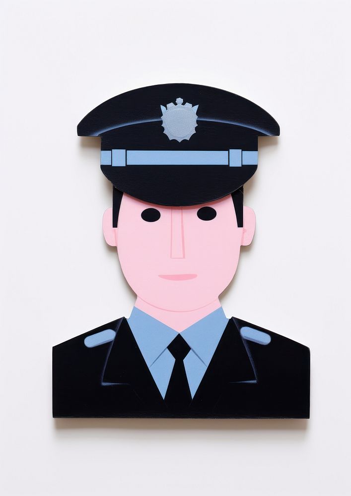 Police man art representation creativity.
