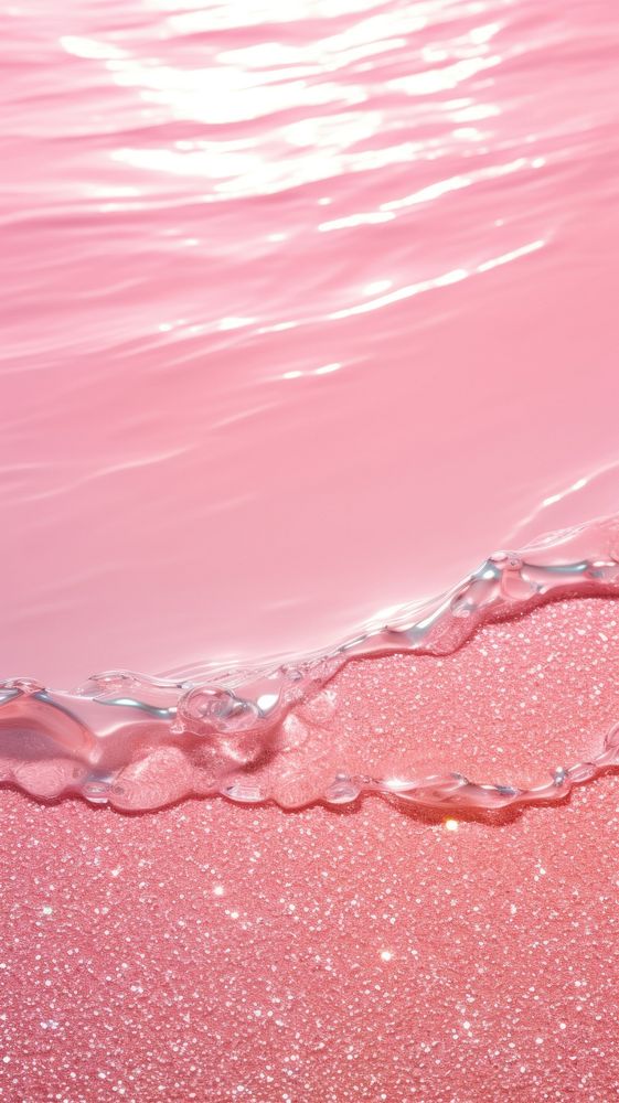 Pink minimal ocean backgrounds outdoors glitter.