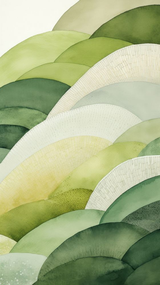 Green hills abstract leaf backgrounds.
