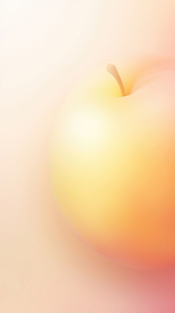 Blurred gradient peach fruit backgrounds apple plant.