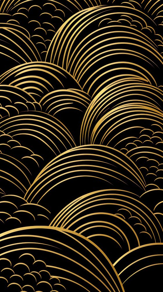 Japanese Abstract line pattern vector abstract gold backgrounds.