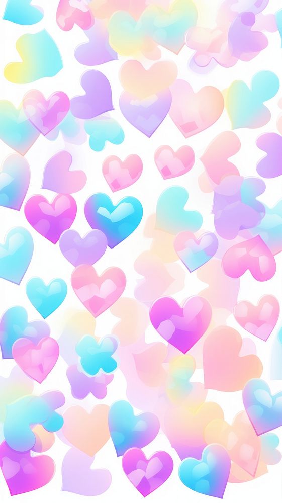 Heart pattern backgrounds abstract petal.