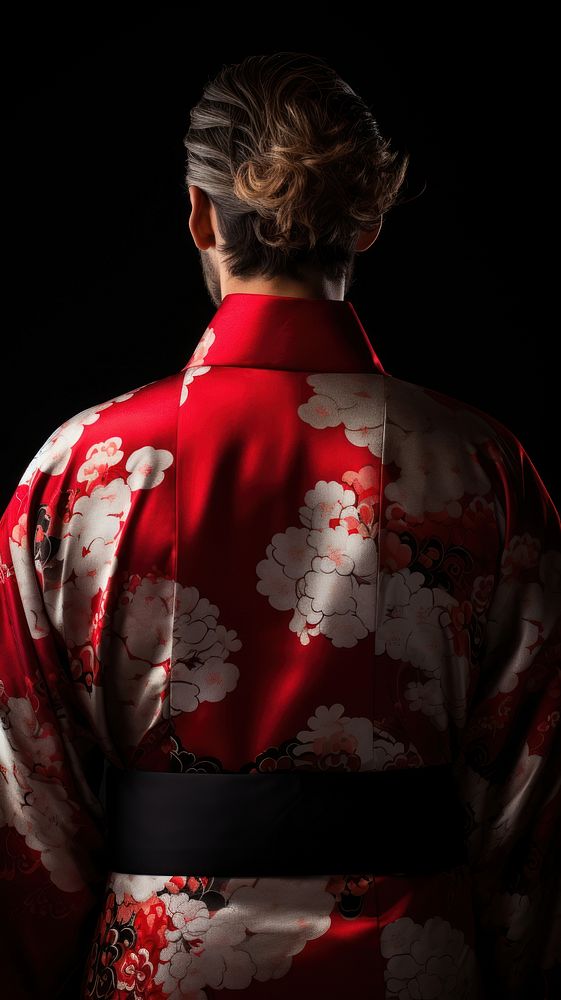 Male kimono fashion adult robe.