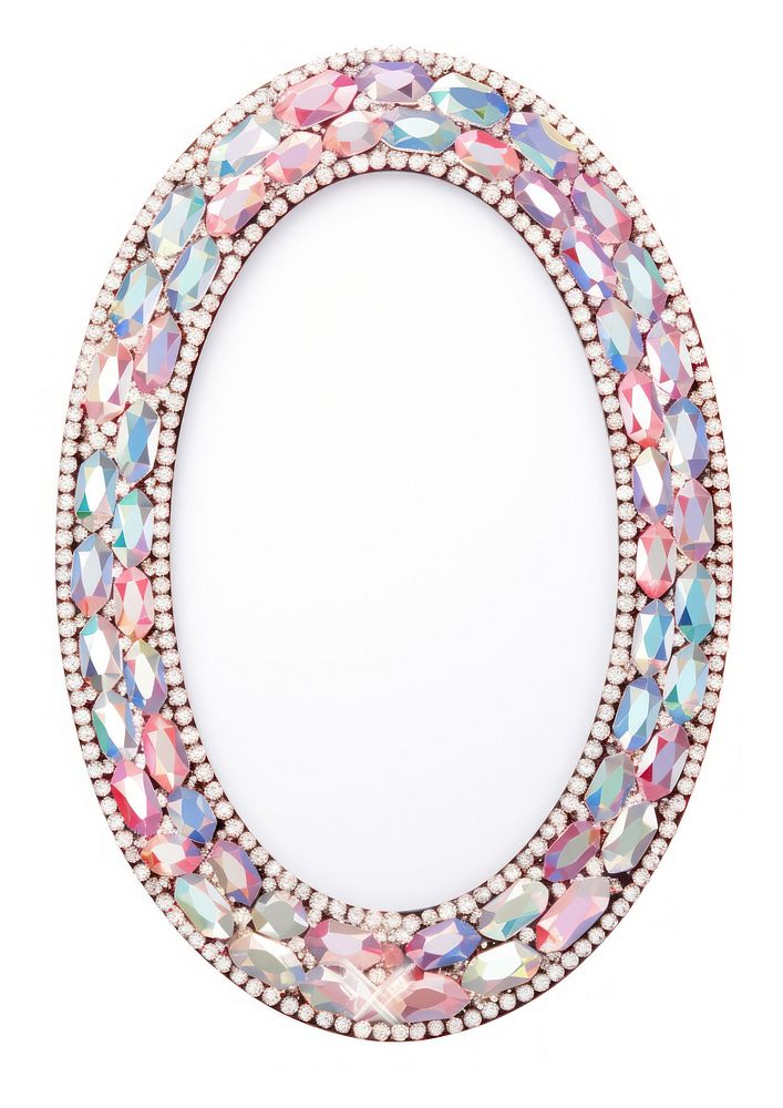 Oval love art necklace jewelry.