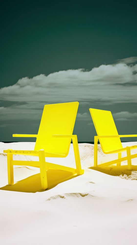 Photography of beach furniture outdoors nature.
