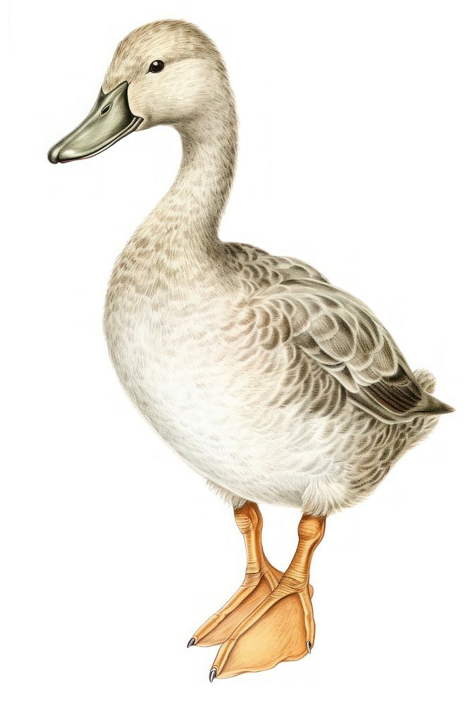 Duck animal sketch goose.