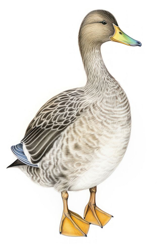 Duck animal goose bird.