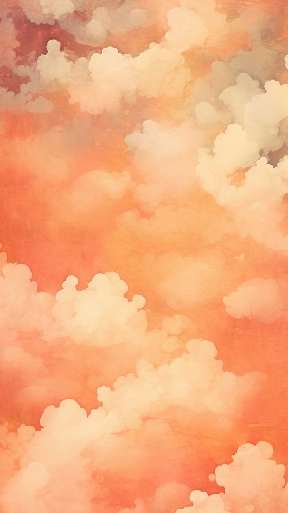 Vintage sky painting cloud outdoors texture.