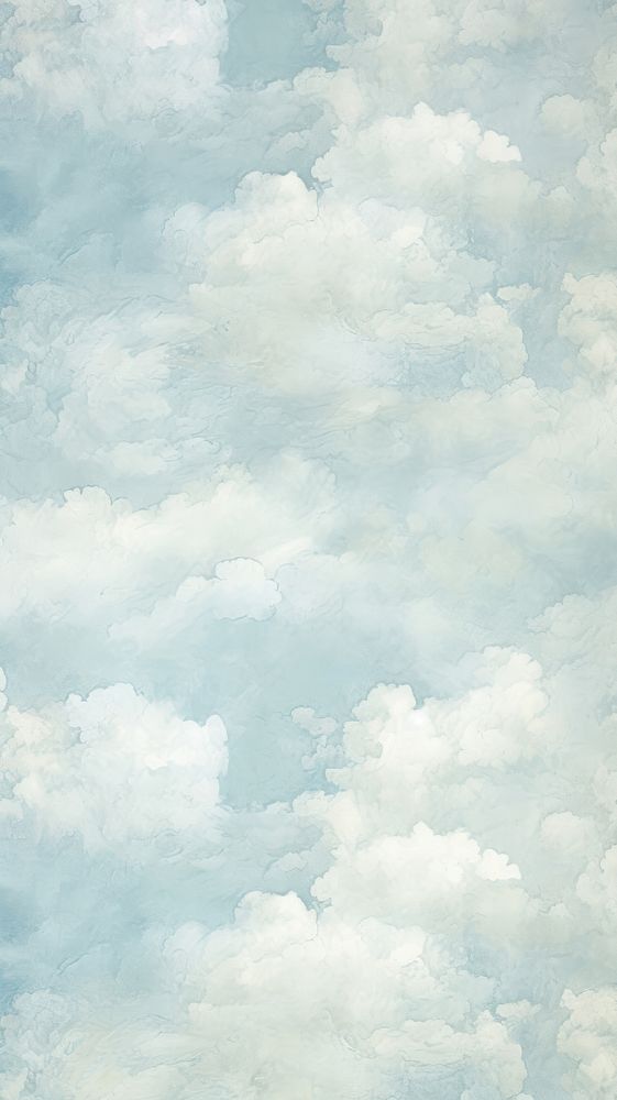 Vintage sky painting cloud outdoors texture.
