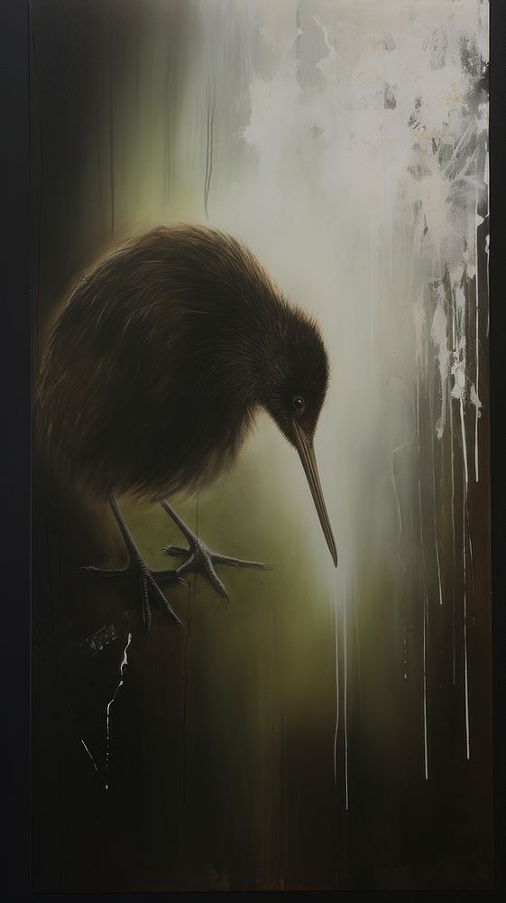 Kiwi bird animal beak porcupine.