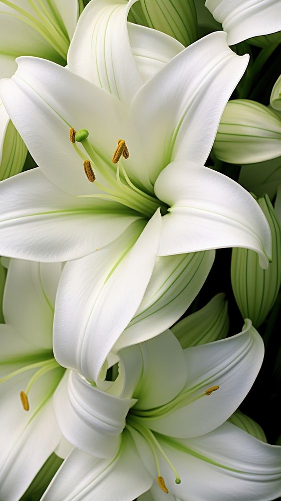 Lily blossom backgrounds flower plant.
