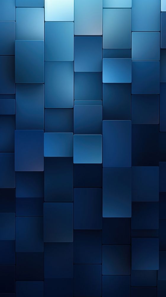Dark blue gradient mosaic Background Wallpaper backgrounds wall architecture.
