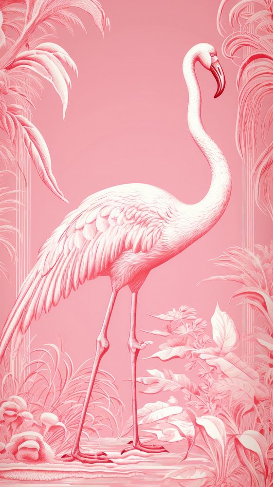Flamingo wallpaper animal bird.