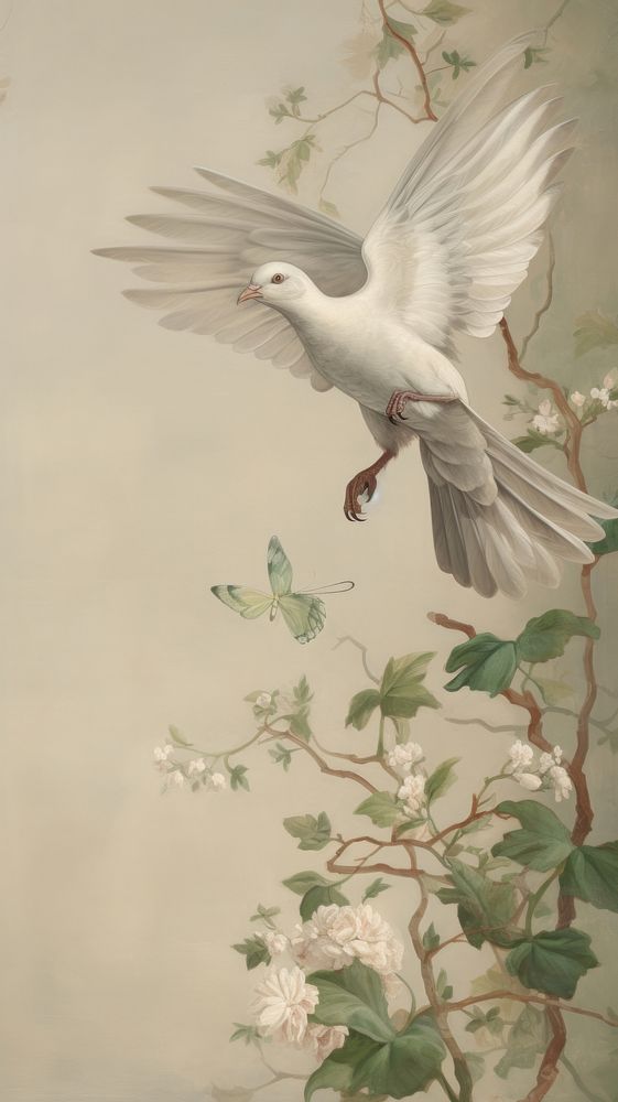 Cuckoo painting animal bird.
