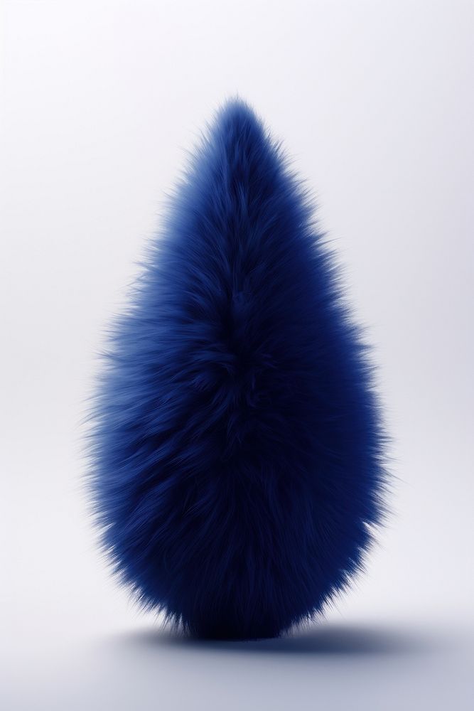 Water drop mammal blue fur.