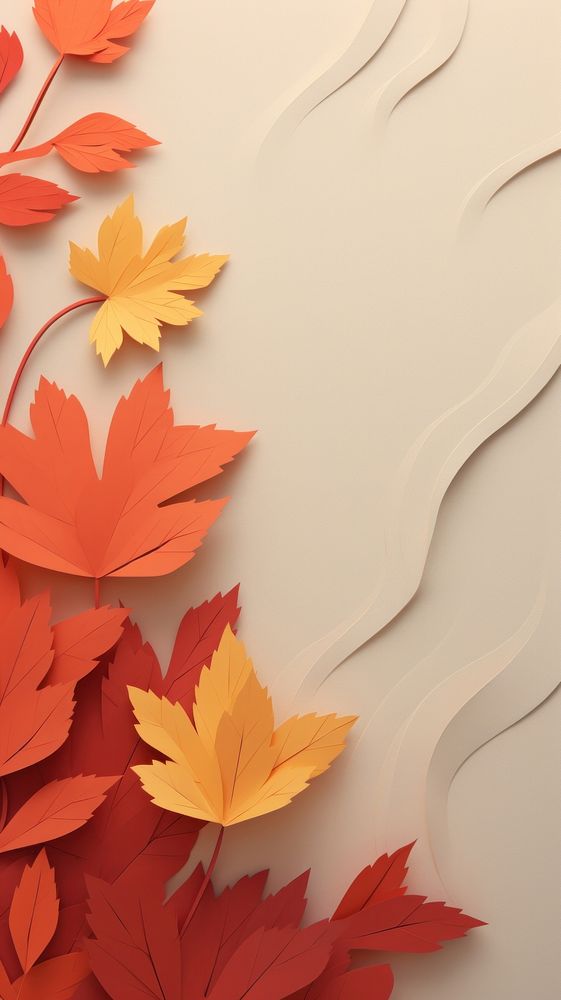 Autumn backgrounds plant paper.